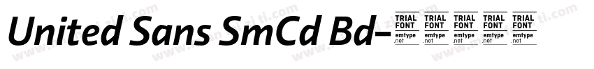 United Sans SmCd Bd字体转换